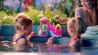 Disney Princess Water Palace Playset amp Petal Float Princess Doll  Mattel [upl. by Mcgrath413]