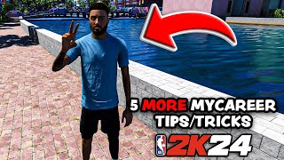 TOP My Career Tips amp Tricks For Beginners  NBA 2K24 [upl. by Hillel]