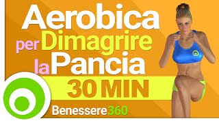 Esercizi Cardio per Dimagrire la Pancia  30 Minuti [upl. by Schaumberger682]