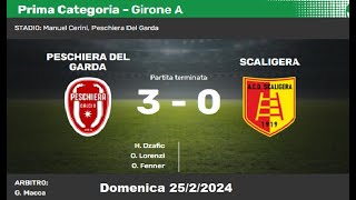 PeschieraScaligera Campionato 1° Categoria Girone A [upl. by Elsilrac736]