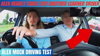 Uk Mock Driving Test for Alex He nearly takes out another learner driver [upl. by Nivrag]