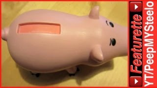 Disney Toy Story Pig Plastic Hamm Piggy Bank Action Figure For Kids From Educational Series [upl. by Nalniuq194]