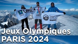 1 Antoine Dénériaz au sommet du MontBlanc pour les Jeux Olympiques de Paris 2024 alpinisme [upl. by Enelrae]