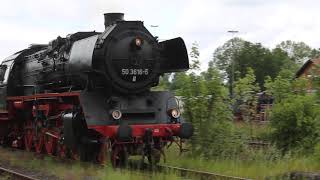 Pfingstdampftage 2024 in Neuenmarkt Wirsberg  Rangierfahrt der 50 36165 [upl. by Danzig]