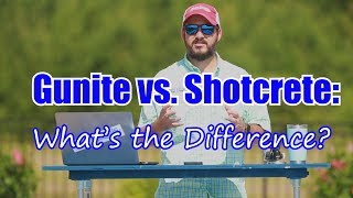 Gunite vs Shotcrete Whats the Difference [upl. by Arv]