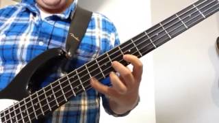 Bass Lesson Led Zeppelins Immigrant Song Chorus only [upl. by Pernick]