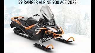 Обзор снегохода Lynx 59 Ranger Alpine 900 ACE 2022 с аксессуарами [upl. by Pedro]