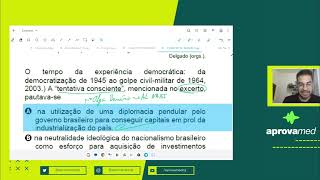 3° Simulado APV 2024  Questão 46 [upl. by Grieve]