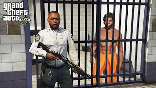 BECOMING A PRISON GUARD GTA 5 Mods PLAY AS A COP MOD [upl. by Juieta205]