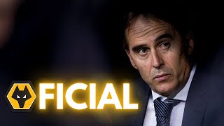 JULEN LOPETEGUI NUEVO ENTRENADOR DE LOS WOLVES [upl. by Anaeco922]