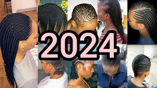 Flawless cornrows braids hairstyles for black women  Braids Hairstyles you will love in 2024 [upl. by Dnaltiak]