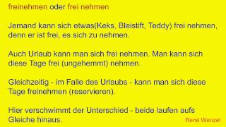 DfM 92 Deutsch Getrennt und Zusammenschreibung Verb  Adjektiv [upl. by Ahsinaj]