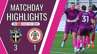 HIGHLIGHTS Sutton United vs Accrington Stanley 230324 EFL2 [upl. by Nylorac]