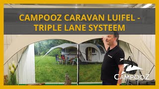 Campooz caravanluifel  het TripleLane systeem [upl. by Pike]