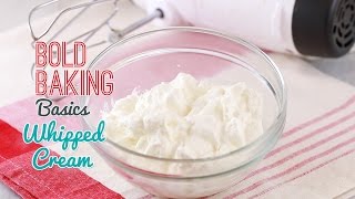 How to Make Whipped Cream  Gemmas Bold Baking Basics [upl. by Eidod671]