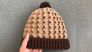 Easy Crochet HatThree size Beautiful Crochet Hat [upl. by Irianat996]