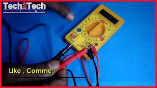 How To Use A Digital Multimeter DMM DT830D  What is a digital multimeter  multimeter voltage test [upl. by Clorinda217]