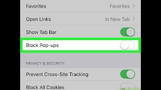 How To Disable Pop Up Blocker on iPhoneiPad SafariChrome [upl. by Ahsenek]