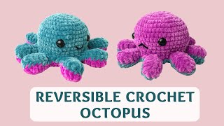 Reversible Crochet Octopus TikTok 2021  Free Amigurumi Animal Tutorial [upl. by Entwistle]