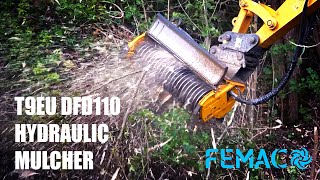 FEMAC  T9EU DFD110  TRINCIATRICE IDRAULICA  HYDRAULIC MULCHER [upl. by Yhtorod]