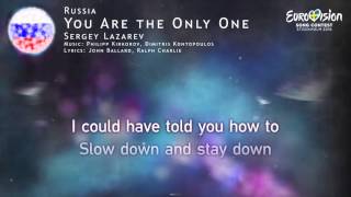 Sergey Lazarev  You Are the Only One Russia [upl. by Walley679]