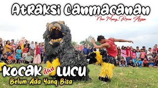 ATRAKSI CAN MACANAN NEW MAONG REMAS  drumband can macanan  lion dance of java [upl. by Latreshia]