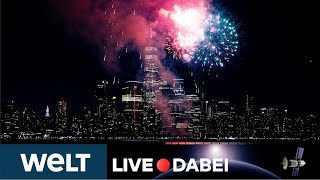 SILVESTERFEUERWERK So begrüßt die Welt das neue Jahr 2022  WELT Live dabei [upl. by Adnovahs]