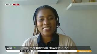 CPI  South Africas consumer inflation slows marginally to 51 Koketso Mano [upl. by Ednil]