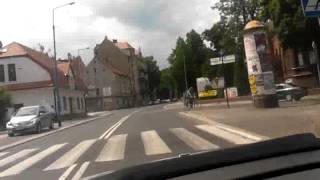 driving in legnica poland fahren in legnica Polen [upl. by Ardme386]