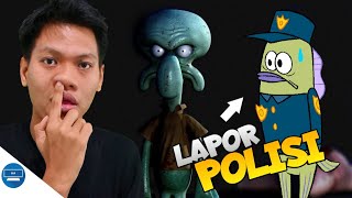 SQUIDWARD DI LAPORKAN KE POLISI KARENA DIA MENCULIK SPONGEBOB Squidward Whats Wrong With You INDO [upl. by Penoyer]