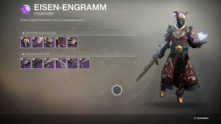 D2Forsaken552 Eisenbanner LOOT7 Beutezüge abgebenWarlock ReinLootung HDPS4 [upl. by Nnasor]