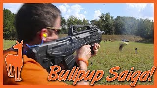 TriStar Compact 12 Gauge at IV8888 Range Day Bullpup Saiga [upl. by Shepherd]