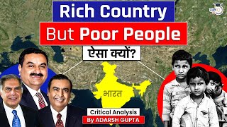 GDP Vs GDP Per Capita  Why India is Poor Indias Economic Status  UPSC Mains GS1 [upl. by Romy]