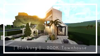 Bloxburg   200K Contemporary Townhouse [upl. by Zulema978]