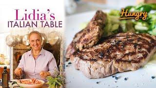 Bistecca Fiorentina  Lidias Italian Table S1E11 [upl. by Annatnas]