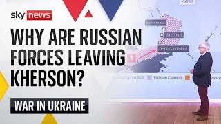 Ukraine war Why are Russian forces moving out of Kherson [upl. by Htevi]