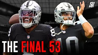 The Raiders OFFICIALLY Announce the Final 53Man Roster [upl. by Darrel]