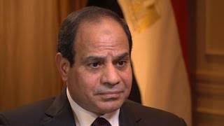 Egyptian President elSisi backs US attacks on ISIS [upl. by Ihcalam829]