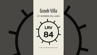 Greek Villa SW7551  White Paint  Coordinating Colors Trim Colors That Go With amp Undertones [upl. by Atnas]