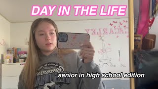 DAY IN THE LIFE  senior in high school amp half day edition [upl. by Dougal]