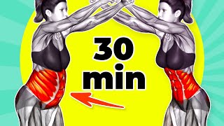 ➜ Do This STANDING 30Min to Lose That STUBBORN BELLY FAT [upl. by Leonore]