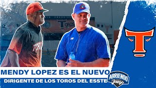 MENDY LOPEZ ES EL NUEVO DIRIGENTE DE LOS TOROS DEL ESSTE  ESCOGIDO DERROTA A LAS ÁGUILAS [upl. by Proctor]