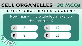 Cell Structure and Function  Solve 30 MCQs [upl. by Yesdnik942]