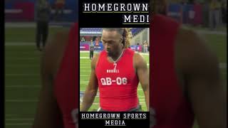 Joe Milton THROWS 60YARD BOMB At NFL Combine ytshorts [upl. by Cyndia242]