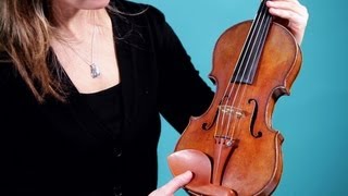 Parts of the Violin amp Bow  Violin Lessons [upl. by Bertrando299]