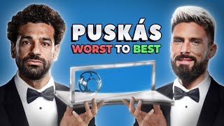 I Ranked EVERY Puskás Finalist 20092022 [upl. by Acirahs270]