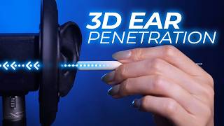 ASMR 3D Ear Cleaning that Penetrates Your Brain No Talking [upl. by Hayikat]