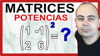 POTENCIA De Una MATRIZ 🔢 Operaciones Con Matrices EVAUPAU 2025 [upl. by Aiyot945]