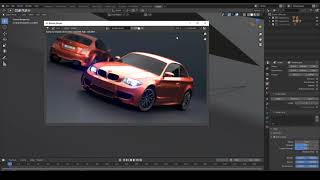 Octane Vs Cycles Vs Prorender  Blender BMW car Demo scene rendered with specific materials [upl. by Mayor878]