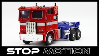 G1 Transformers MP01 OPTIMUS PRIME Stop Motion Animation [upl. by Lindly246]